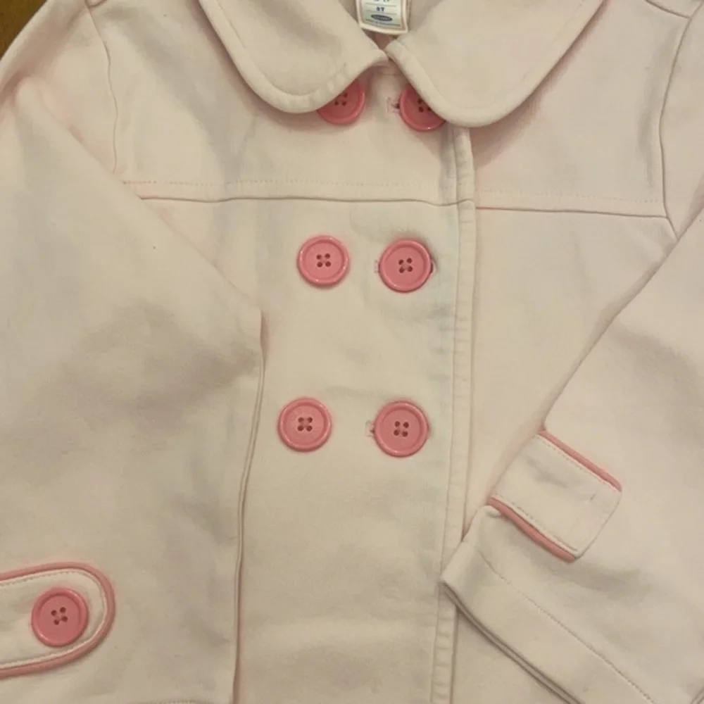 Pink pea coat 108